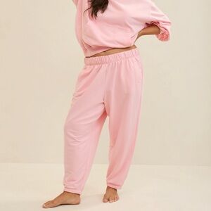 NWT Aerie Jet Setter Pink Jogger
